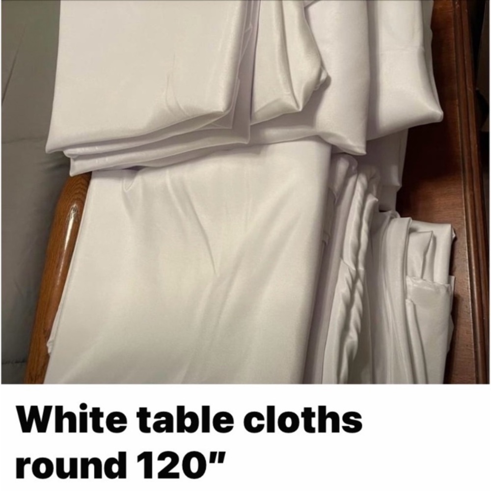TEN 120” Round Tablecloths